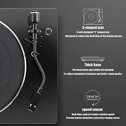 AMZOPDGS Boîte à Musique Lecteur de Disque Vinyle vers Haut-parleurs USB Platine Vinyle à entraînement par Courroie… - Les Beatles, Paul McCartney, John Lennon, RIngo Starr, George Harrison AMZOPDGS Boîte à Musique Lecteur de Disque Vinyle vers Haut-parleurs USB Platine Vinyle à entraînement par Courroie… – Image 8