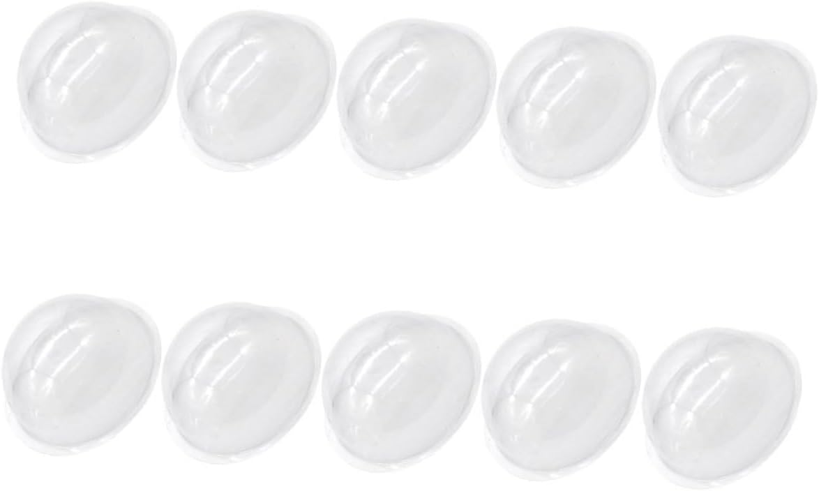 Hemoton Half Sphere Dome Covers 10pcs PVC for Christmas Scenes