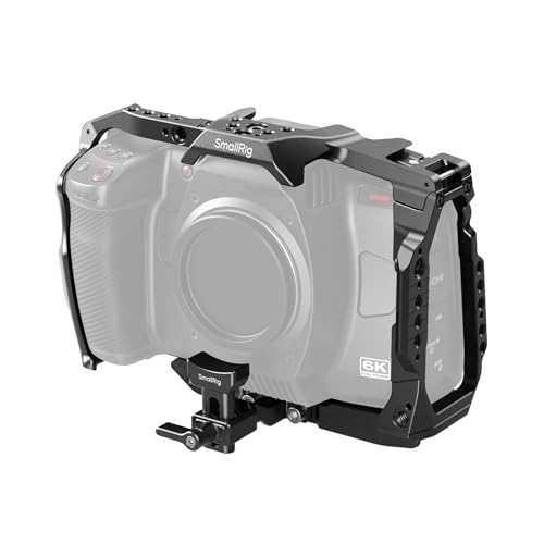 Image of SmallRig Cage for Blackmagic Design Cinema 6K, Only for BMCC 6K, Full /Half Cage Included Lens Mount Converter Support, Anti-Deflection, Anti-Scratch, Full Access Design - 4785