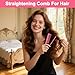 Peine enderezado para el cabello Imagen de Peine enderezado para el cabello