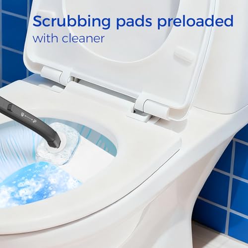 36% Off EZKEY Disposable Toilet Brush Set with 14 Refills - Image 3