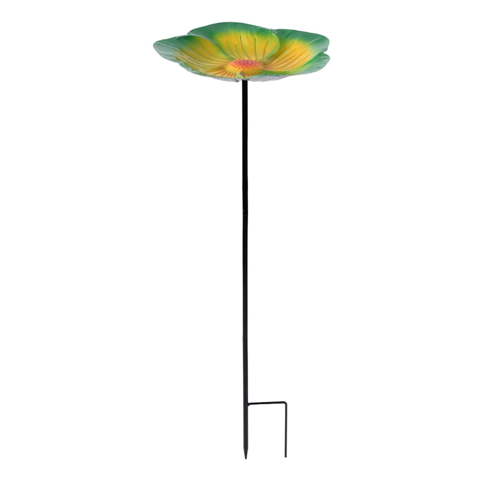 Bird Bath Bowl Sturdy Birdbath Outdoor Bird Feeder for Courtyard Yard Garden Green| Home & Garden|Yard, Garden & Outdoor Living|Bird & Wildlife Accessories|Birdbaths-image-24