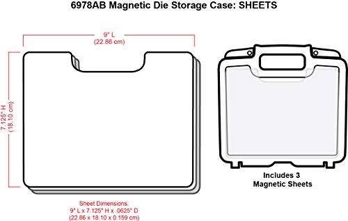 Image of Case with Magnetic Sheets for Die Storage by ArtBin (Pack of 6)