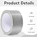 Zyghjort 7 Rolls Heavy Duty Duct Tape, 2 Inch x 65 Feet Silver Strong Waterproof Adhesive Tape for Indoor Outdoor Industrial Repairing, Sealing and Patching, Tear by Hand, No Residue & All-Weather
