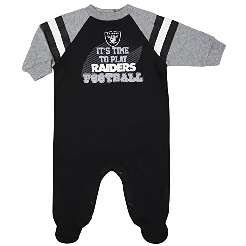 Image of Gerber NFL Unisex Baby Nfl Team Footed Sleep and Play