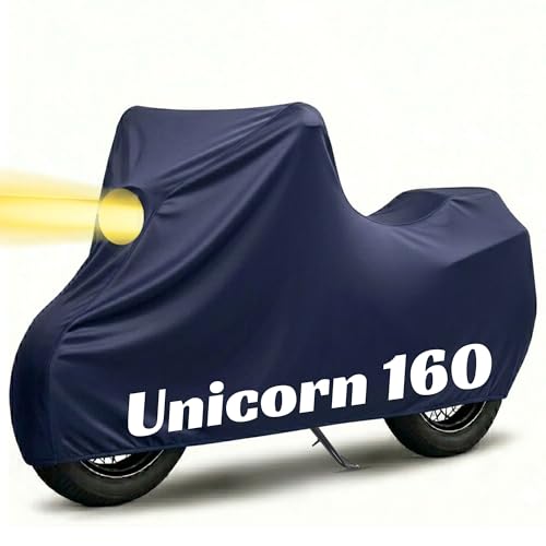 Image of Puroma-Pro Heavy Duty Waterproof Bike Cover Compatible for Unicorn Bikes - Outdoor Motorcycle Cover Windproof Buckle, UV Protection & Dust Resistant Full Body Cover