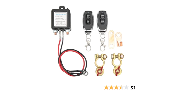 Interruptor de Desconexión de Batería Remota, CC 12 V 120 A ...