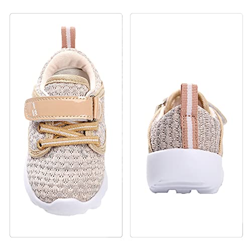 Eight Km Toddler Boys/Girls Shoes Lightweight Kids Sneakers Ekm7024 Crochet Beige Size 11 Us Little Kid #TOP7
