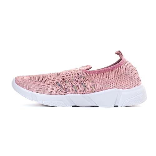 Image of Khadim's 6780146 Stylish Lightweight All-Day Comfort & Breathable Durable Fitness Slip-On Sports Shoes for Women