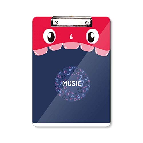 Porte-bloc note de musique bleu A4 idéal pour chorale et cours