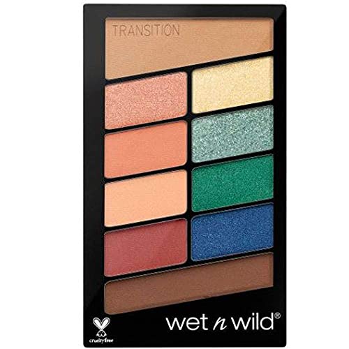 Wet N Wild Color Icon Eyeshadow 10 Pan Palette, 763D Stop Playing Safe (2 Packs)