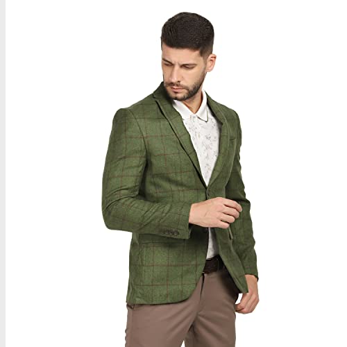Image of Blackberrys Men Navy Checks Blazers