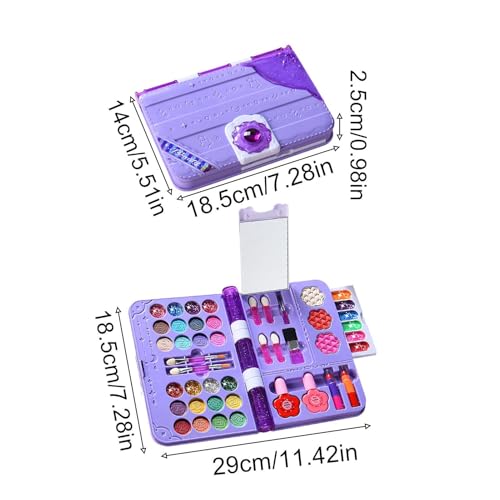 Maquillaje de juguete seguro que no daña la piel para juego de princesas 2