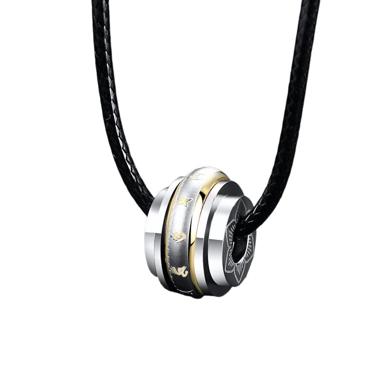 Collier Om Mani Padme Hum TABOJS pendentif mantra bouddhiste