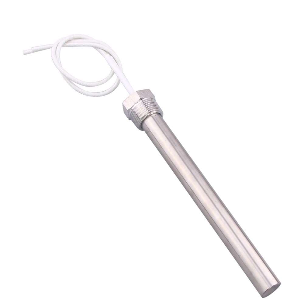 Cartouche chauffante à Immersion à filetage NPT 3/4 pouces, élément chauffant électrique à eau 300W 500W 600W 800W 1000W, 24V 36V 48V, diamètre 19MM, 1 pièce(24V,800w L200mm)