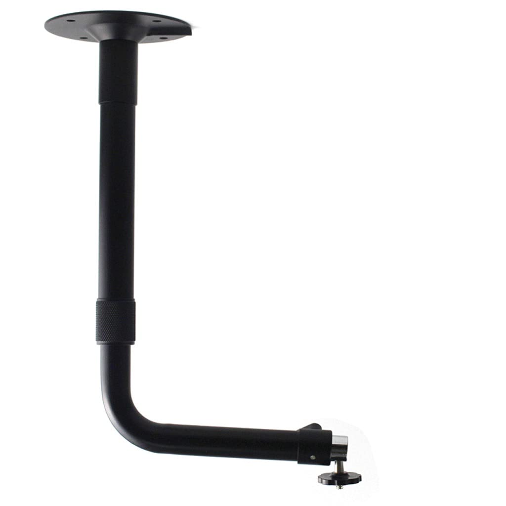 Soporte para proyector Soporte de proyector montado en la Pared Corchete de proyector de Aluminio Universal Se Puede Girar 360 Grados Altura Ajustable 6.61 Libras Soporte de Techo o Pared