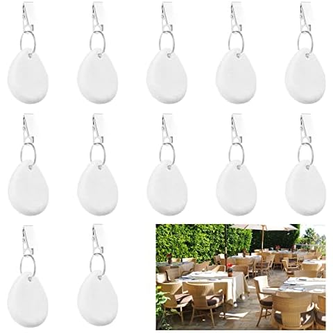 Morobor 12pcs Marble Tablecloth Weights Cover