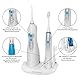 ProfiCare Dental-Center, Schallzahnbürste mit Munddusche für optimale Zahnpflege, elektrische Zahnbürste und Munddusche mit kabelloser Ladefunktion, Toothbrush inkl. 6 Aufsätze, PC-DC 3031