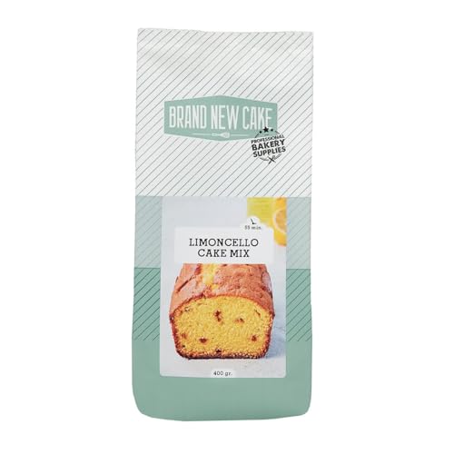 BrandNewCake® Mezcla para Pastel de Limoncello 400g - Fácil de Preparar y Delicioso Sabor a Limón