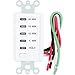Westek TMDCD30 Indoor Wire-In Digital Countdown Timer, White, 30 Min