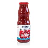DeLallo Classic Passata Rich Tomato Puree - glass, 24 Ounce (Pack of 6)