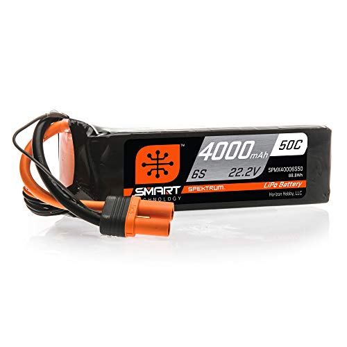 Marca: Spektrum 22,2 V 4000 mAh 6S 50 C Smart LiPo: IC5