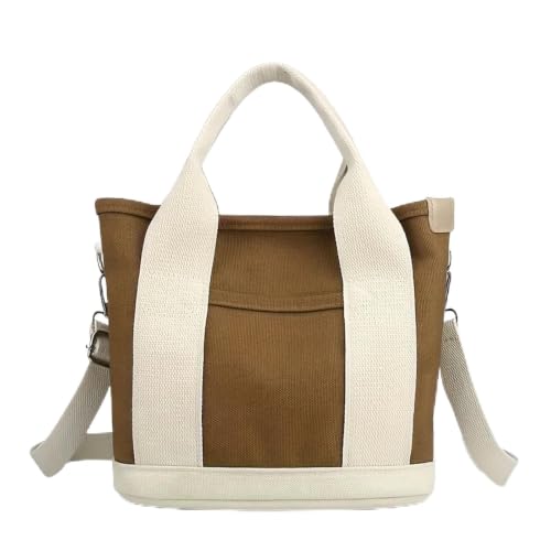 Mini sac fourre-tout en toile pour femme avec bandoulière réglable