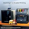 (PLA 4KG Bundle) Anycubic Kobra S1 Combo 3D Printer, 4 Stunning Multicolor with Anycubic ACE PRO, 600mm/s High Speed + ANYCUBIC PLA Filament 1.75mm, 4kg, Black+White+Purple+Green