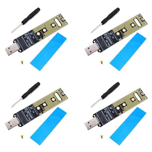 ISTOVO 4X NVME USB A_v^[ M.2 NVME SSD - USB 3.1 A_v^[ 10Gbps USB3.1 Gen 2 M2 NVMe 2230 2242 2260 2280 SSD p