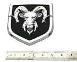 1x Custom RAM Tailgate 3D Emblem Replacement for ram 2006-2018 Rear Badge New (Chrome)