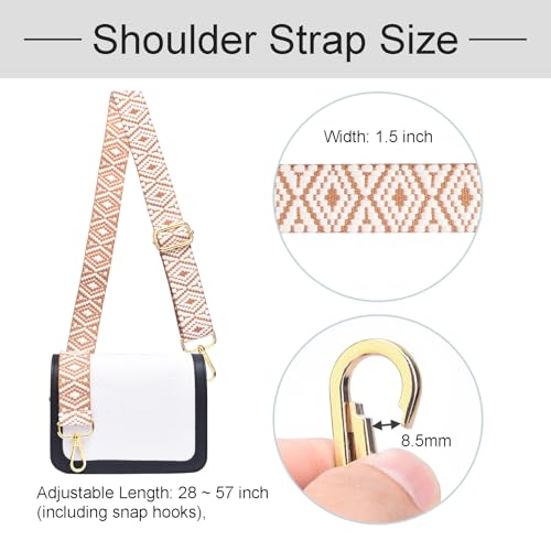 Image of Purse Strap Replacement Crossbody Shoulder for Briefcases Guitars Messenger Laptop Adjustable Bags Strap 1-1 /2 inch Wide