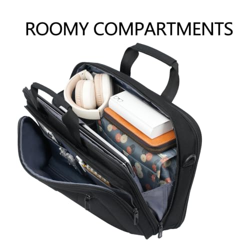 Image of VANKEAN Laptop Briefcase Fits 15.6 inch-16 inch Laptop Slim Expandable Shoulder Bag