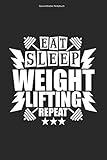 Gewichtheber Notizbuch: 100 Seiten | Liniert | Hantel Gym Workout Studio Heber Training Fitness Reps Fitnesstrainer Heben Gewicht Bodybuilder Langhantel Trainer Fitnesstudio Krafttraining Bodybuilding