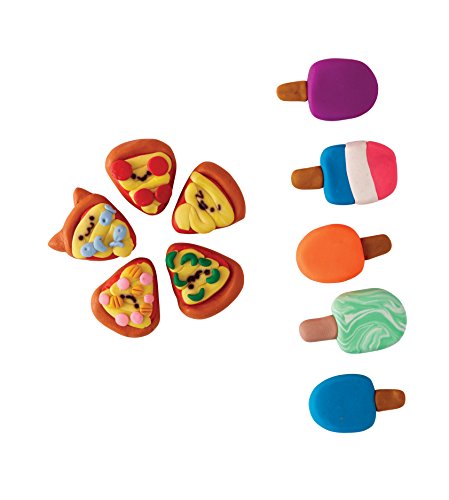 Klutz 9781338037500 Make Your Own Mini Erasers Toy Includes (8)Colors Of Eraser Clay^Pencil^Clay Shaping Tool^(2)Sheets Of Papercraft Displays thumb #4