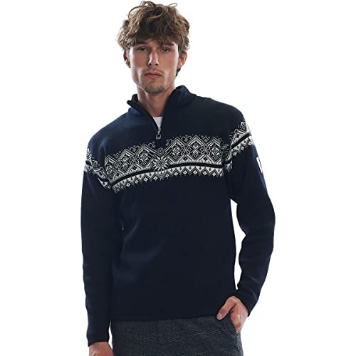 Dale Of Norway Moritz Men’s Sweater - 100% Skin Soft Merino Wool Sweater For Men - Regular Fit Men's Sweaters And Pullovers - Men’s Knit Sweater With Fine Detailed Patterns - 4 Colors #TOP16