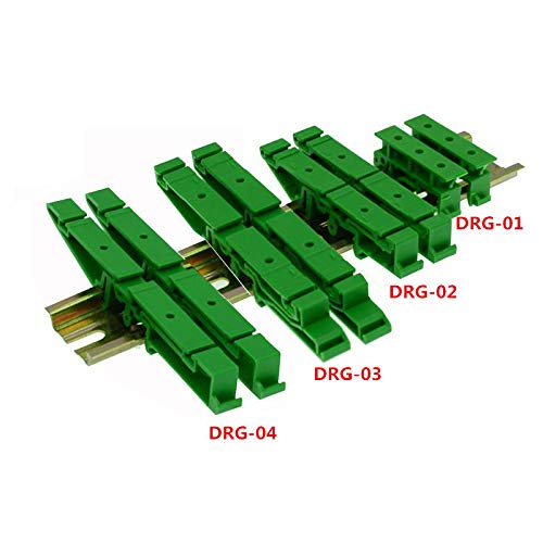 Generic 50pair 35mm Din Rail Type PCB Bracket Panel Mounting Base PCB Circuit Board Bracket Holder Carrier Clips DRG-04