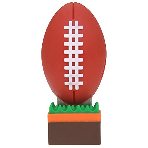 Uflatek Clé USB 64 Go Rugby USB 2.0 Flash Drive Rouge Couleur Mémoire Stick Haute Vitesse U Disque pour Ordinateur Tablette PC