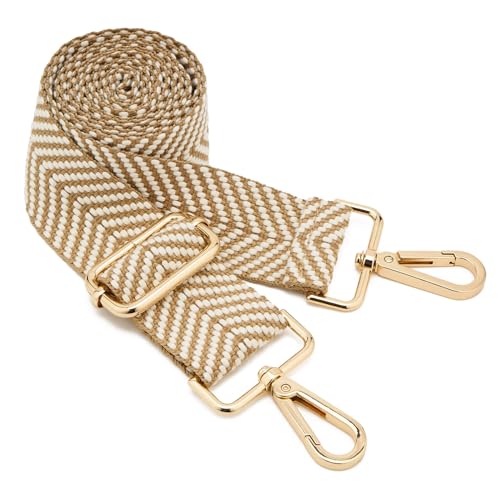 Image of ZOOEASS Wide Shoulder Strap Adjustable Replacement Belt Guitar Style Crossbody Bag Handbag Strap Multicolor Canvas Straps(Wide:1.5in)(Color30)