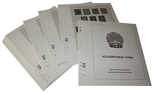 Feuilles pré-imprimées Chine LINDNER Das Original pour timbres de la République Populaire 1949-1959