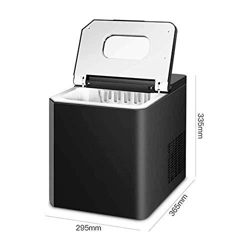 MHGD Arbeitsplatten-Eismaschine 11 kg schwarz für die Küche zu Hause, elektrische Größe Eiswürfelmaschine Auto tragbare… – Bild 3