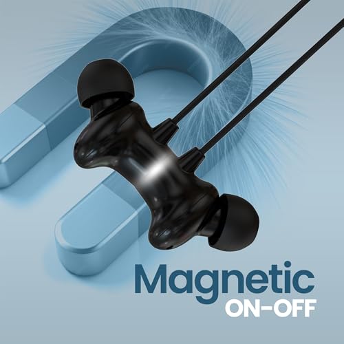 Image of AROMA NB121 Buzz Upto 60 Hours Playtime*, ENC, Magnetic On /Off Fast Charging Bluetooth