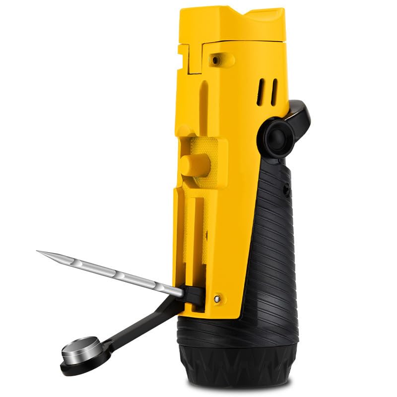 Encendedor metálico a prueba de viento con llama torch miniatura 5