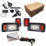Performance Plus Carts Club Car DS Golf Cart All LED Deluxe Street Legal Light Kit for 1993 and Up