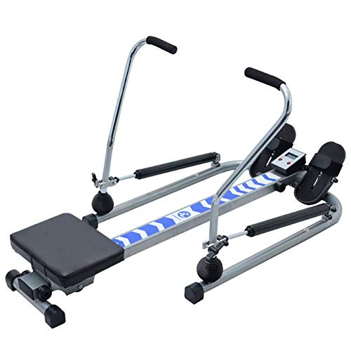 Image of Home Rowing Machine Rowing Machines for Home Use Indoor Rower Hydraulic Rower Trainer Adjustable Resistance Hd Data Display Maximum Load 140kg Suitable for Home Fitness Exercise