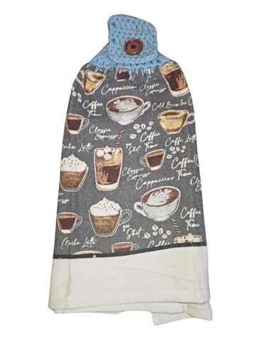 Everyday Crochet Kitchen Towel Tops (Espresso)