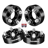 Richeer 4x4 Wheel Spacers for EZ GO EZGO Club Car Golf Carts and ATV Vehicles, 4 PCS 1.5 inch 4x101.6mm Wheel Spacers with 1/2 x20 Studs & 62mm Center Bore