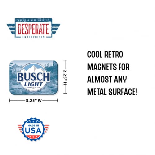 Imán Refrigerador Busch Light Desperate Enterprises miniatura 2
