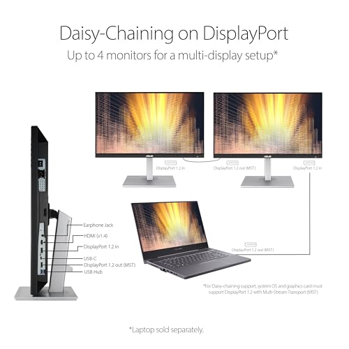ASUS ProArt PA247CV 24 Inch 1080p USB-C Professional Monitor - image 7
