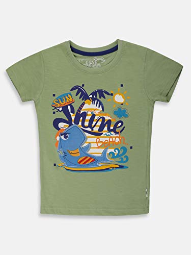 Image of Lil Tomatoes Boys Cotton Lycra T-Shirts