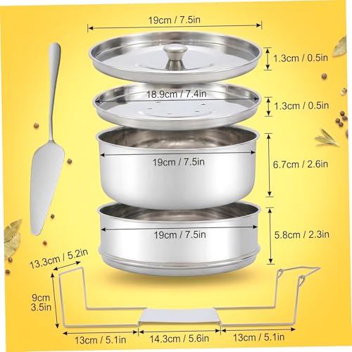 Panier vapeur en acier inoxydable robuste avec accessoires de cuisson